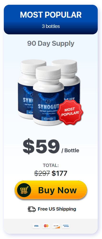 SynoGut - 3 Bottles